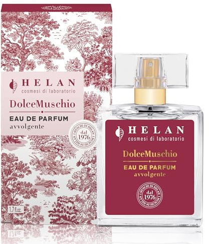 Helan Dolce Muschio - Musky, Gourmand and Oriental Women's Perfume with Toasted Almond and Flowery Jasmine Notes