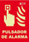 Astlight INC4150.GFJ - Señal de pulsador fotoluminiscente multicolor