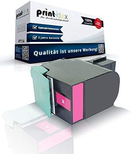 Print-Klex Tonerkartusche kompatibel für Lexmark CS317 CS317dn CS417dn CS517de 71B0030 71B20M0 Magenta Rot - Office Print Serie