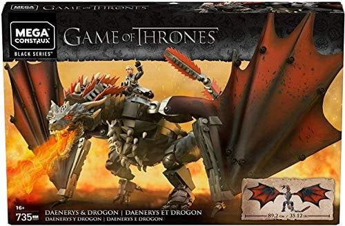 Mega Construx GKG97 Game of Thrones Daenerys und Drogon