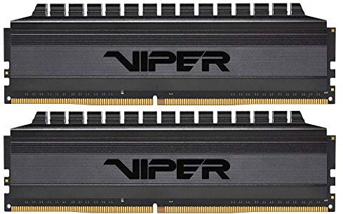 Patriot Viper Blackout RAM Series DDR4 8GB (2 x 4GB) 3200MHz CL 16 Kit di Memoria Gaming XMP 2.0 Nero