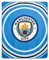 MCFC Riesige Offizielle Manchester City (Premier League) Fleecedecke (110 cm x 140 cm & 100 % Polyester-Fleece)