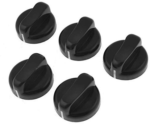 Yijian 5pcs Cooker Gasherd Kunststoff 8mm Dia Loch Drehknöpfe for die Herdplatte