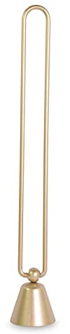 Riffelmacher & Weinberger 11995 Apagavelas (Metal, 25 x 4 cm, 1 Unidad), Color champán Mate, Dorado