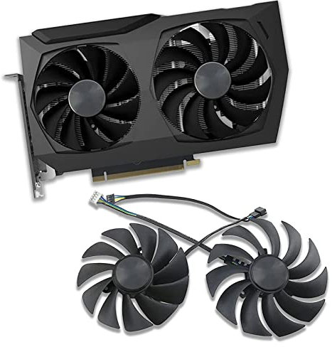 Dotodo 88 mm 100 mm GA92S2U CF9015H12S Grafikkartenlüfter für ZOTAC GeForce RTX 3070 RTX 3070 Ti Grafikkarte Kühlt (Grafikkartenlüfter-AB)