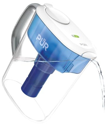 PUR Plus Wasserfilterkanne für 11 Tassen, Weiß