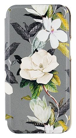 Ted Baker OPAL Mirror Folio Case for iPhone 13/14 - Grey