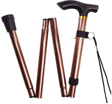 Mr. Gadget's Solutions Bastón ajustable plegable bastón plegable ligero