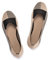 Women's Ballet Flats Slip On Knit Dress Shoes Pumps Shoes Round Toe Khaki