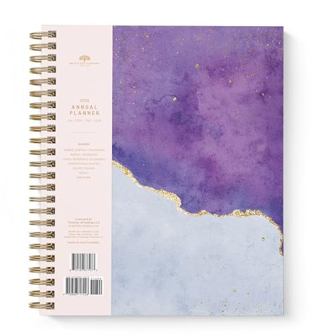 Bright Day Jahresplaner 2024, Violett
