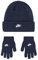 Nike Set Mütze und Handschuhe Boy Schals & Set blau JR