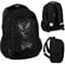 Paso Venom Backpack Black School Bag Backpack, Black., L, Black