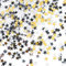ENLACE Sterne Konfetti Geburtstagsdeko,4000 Stück Tischdeko Geburtstag,Glitzer Konfetti Schwarz Gold Silber,Confetti Sterne Deko,Konfetti Stern für Hochzeit,Jubiläen,DIY-Basteleien, EKGS-0009