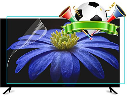 Anti-Blaulicht-TV-Displayschutzfolie, hohe Lichtdurchlässigkeit, geeignet für alle 75-85 Zoll Standard- und Curved Monitore (85 Zoll 1902 x 1089 mm)