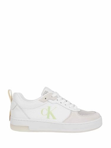 Calvin Klein Jeans Baskets Femme Blanc Yw0yw00919, Blanc, 37 EU