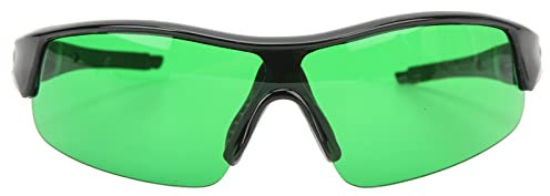 SEAFRONT Wachstumsraum-Brille, UV-Schutz, LED-Schutzbrille, Schutzbrille, HPS-Beleuchtung, LED-Lichtschutz-Brille für Pflanzenhaus, Gewächshaus (Grün)