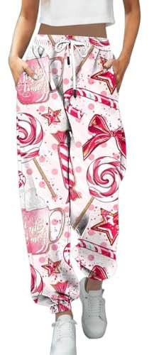 EJIMUQO Camicia Donna Jeans Pantalone Donna Elegante con Elastico in Vita Pantaloni A Sigaretta Donna Fucsia Pantaloni Mimetici Urbani Pantaloni con Protezioni per Moto Donna