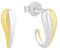 Amor Ohrstecker 925 Sterling Silber Damen Ohrschmuck, 1,3 cm, Bicolor, Kommt in Schmuck Geschenk Box.