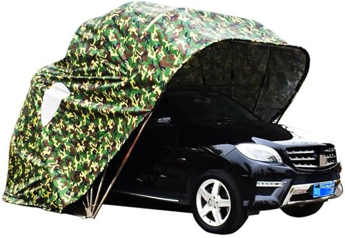 WTTTTW Foldable Carport, Hydraulic Retractable Carport, Household Car Anti-Snow Car Port, Semi-Automatic Mobile Cold-Proof Carport Portable Garage Shelter,19.6x8.2x8.2ft