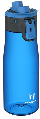 Super Sparrow Borraccia - 500ml/750ml/1L - Bottiglia Senza BPA, a Prova di Perdite - Borracce TouchGulp Flusso Rapido Con Un Clic per Scuola, Sportiva, Palestra