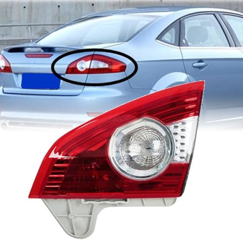 SCMDNOZ Auto Rückleuchten für Ford Mondeo 2007 2008 2009 2010, Links Rechts Bremslichter Heckleuchten Rücklicht-Komplettsets Ersatz Zubehör,Right Inner