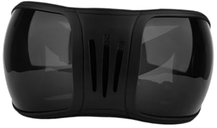 mophrati Erian Brille mit UV Schutz für Pferderennen, geeignet für Outdoor Aktivitäten wie Trailrunning und andere Freizeitaktivitäten, schwarz und grau, schwarz und grau, 15 x 27 cm