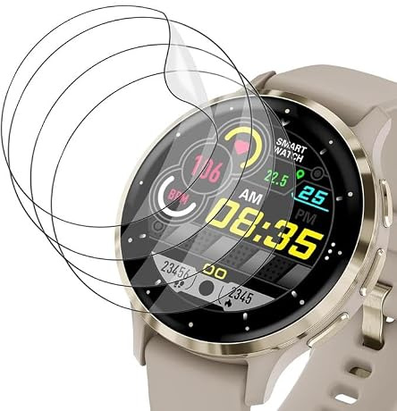 Sinskyhoo (4 Stück Displayschutz für Garmin Venu 3s Schutzfolie Blasenfrei | Soft TPU Schutz Folie Hochauflösende HD Kratzfeste Panzerfolie für Garmin Venu 3s Displayfolie,