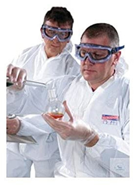 neoLab Polypropylen Schutzanzug Gegen Viren, Bakterien, Erreger, Weiß, Gr. M