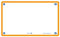 Oxford Flash 2.0 Flashcards A7 75x125mm Blanco Orange 80 Stück