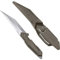 Salvimar Ares, Coltello subacqueo Unisex Adulto, Verde Militare, 22 cm