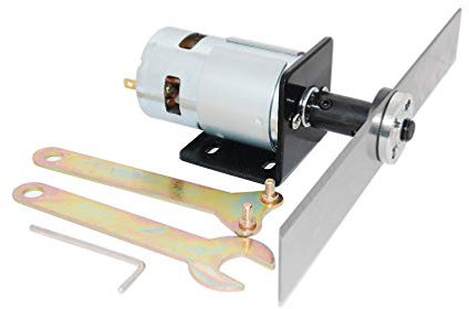 CHANCS 775 Getriebemotor 12V/24V Kit Sägemaschine DC Kreissäge Mini Tischsäge für Hobbys Sägeblatt zum Schneiden/Polieren