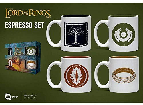 GB eye Ltd Lord of the Rings Symbols Mini Mug Set