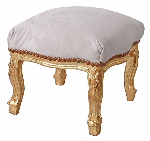 Fußschemel Barock Hocker Fusshocker Fussbank Antik Fussbänkchen Bank cat689a18 Palazzo Exklusiv