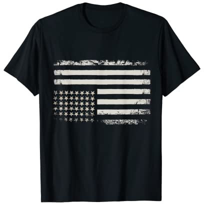 Amerikanische Flagge Distress Upside Down USA USA T-Shirt