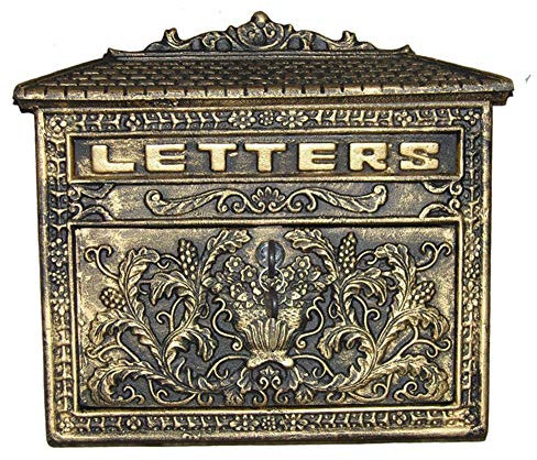 Briefkästen Briefkasten Gusseisen Gussaluminium Handwerk Briefkasten Outdoor Villa Retro Briefkasten Antiker Zeitungsbriefkasten
