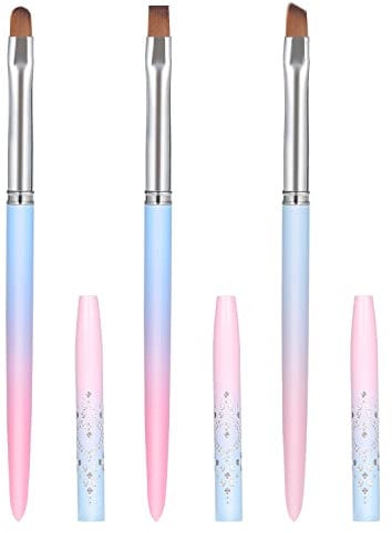 KINBOM 3pcs Nail Brush, Pen & Remover for Nail Art & Polish Mistake Cleaning