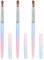 KINBOM 3pcs Nail Brush, Pen & Remover for Nail Art & Polish Mistake Cleaning