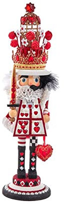 Kurt Adler - Schiaccianoci Hollywood King of Hearts, 45,7 cm