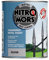 Nitromors Hammered Metal Paint for Metal Doors Furniture Gates with Rust Protection UV Resistance, Silver 750 ml