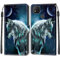 SIENIANLINE Funda para Xiaomi Redmi 9C / Xiaomi Redmi 10A, Cierre Magnético Carcasa con [Ranura para Tarjeta] [Función de Soporte] Compatible para Xiaomi Redmi 9C NFC/Poco C3