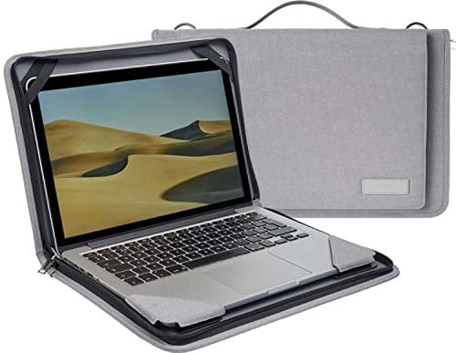 Broonel Grey Laptop Messenger Case - Compatible with Acer Aspire 3 A315-24P-R7VH Slim 15.6 Laptop