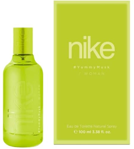 NIKE - Yummy Musk, Eau de Cologne pour femme, 100 ml, Parfum en spray, Eau de toilette naturelle et féminine, Arôme floral fruité, Parfum frais, personnel et longue durée