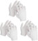 DSLSQD 3 Paar Baumwollhandschuhe,Weiße Handschuhe,Care Baumwollhandschuhe,Waschbare Dehnbare Atmungsaktive Stoffhandschuhe,für Feuchtigkeitsspendend,Kosmetisches Ekzem,Hand-Spa,Schmuckinspektion-M