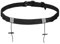 TRIWONDER Triathlon Startnummernband Laufgürtel mit Nummernhalter, 6 Ring Running Belt, Bauchtasche Gürteltasche für Triathlon, Marathon, Laufen, Radfahren (03 Schwarz)