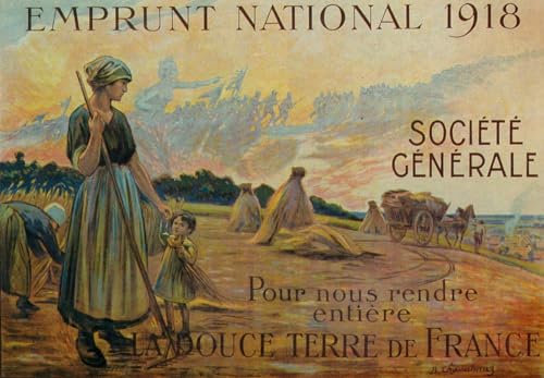 Postposter 1918 B Chavannaz Emprunt National 1918, A5, Wandkunst, Heimdekoration, Filmposter, Leinwand, Film, Kino, Retro, Vintage, Kult, klassisch, Nostargische Saga, moderner Nachdruck, wir drucken