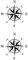 2pcs Compass Stickers for Car,Hood Auto Waterproof Vinyl Decals for SUV Off-Road Vehicles Car Body Side Door Trunk Universal Waterproof Vinyl Car Stickers