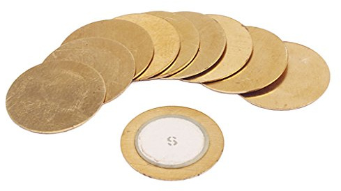 10 Stücke 35mm Piezo Elements Sounder Sensor Trigger Drum Disc DIY