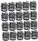 ORFOFE Halloween Dekorationen Spinnennetz Kerzen Wraps 50PCS Papier Kerze Licht Schatten Halloween Party Supplies