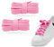 Hugwish Lacet Plat Large Pour Chaussures Campus 00s, 18mm, Remplacement Épais (1, Rose, 120cm)