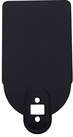 melairo Nummern Schild für M365 Roller Kennzeichen Halter Warn Schild Roller Skateboard ZubehöR Schwarz